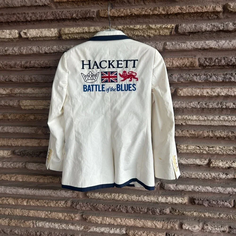 Hackett London Boys Battle of the Blues Blazer Size 7-8